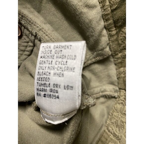 Talbots Blazer 4P Womens Jacket Beige Tan Floral Velvet Texture Pockets 3 Button - Picture 3 of 7